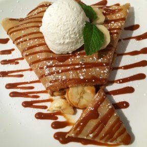 Gluten-free caramel crepe from Smorgas Chef